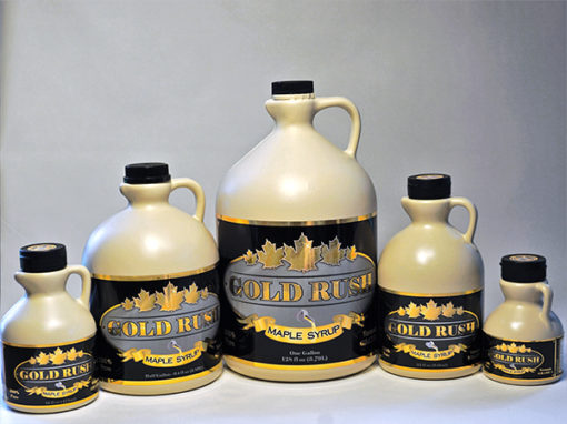 Pure Vermont Maple Syrup in a multitude of sizes